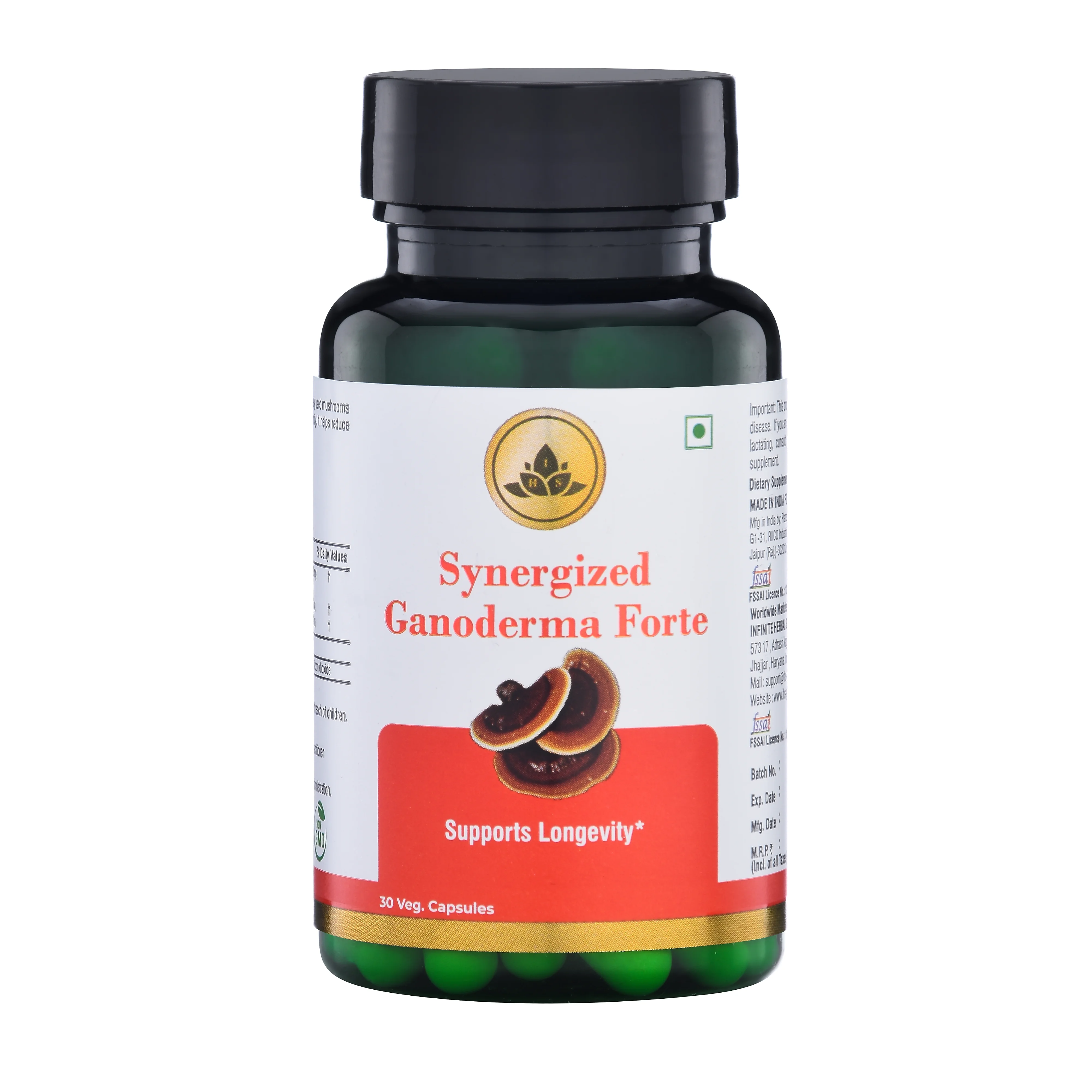 Synergized Ganoderma Forte Immunity Ayurvedic Medicine